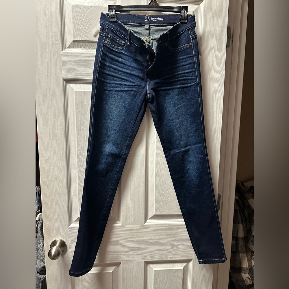 Denim Jeans with Contrast Stitching